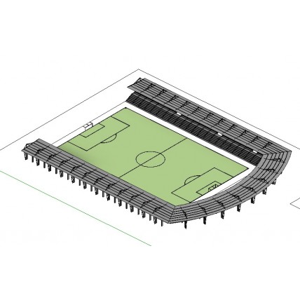 Projeto estadio de futebol para downlaod